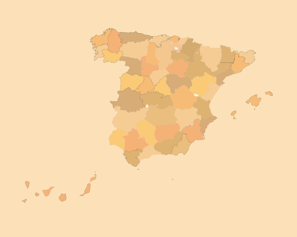 Provincias de España sin nombre