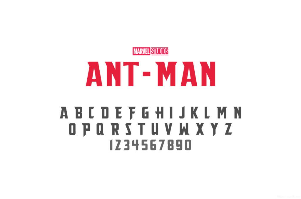 Ant Man Movie Font