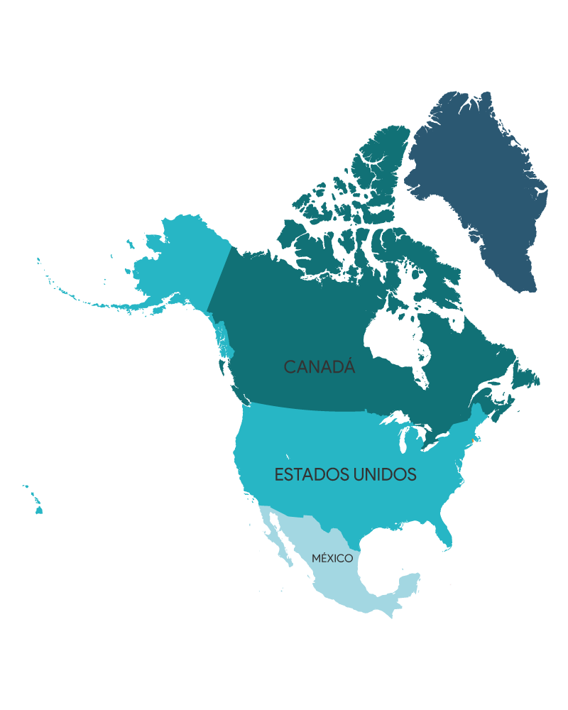 Canadá, Estados Unidos y México