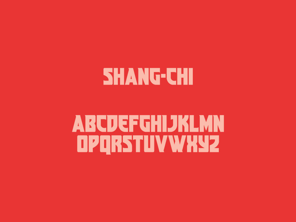 shang chi font