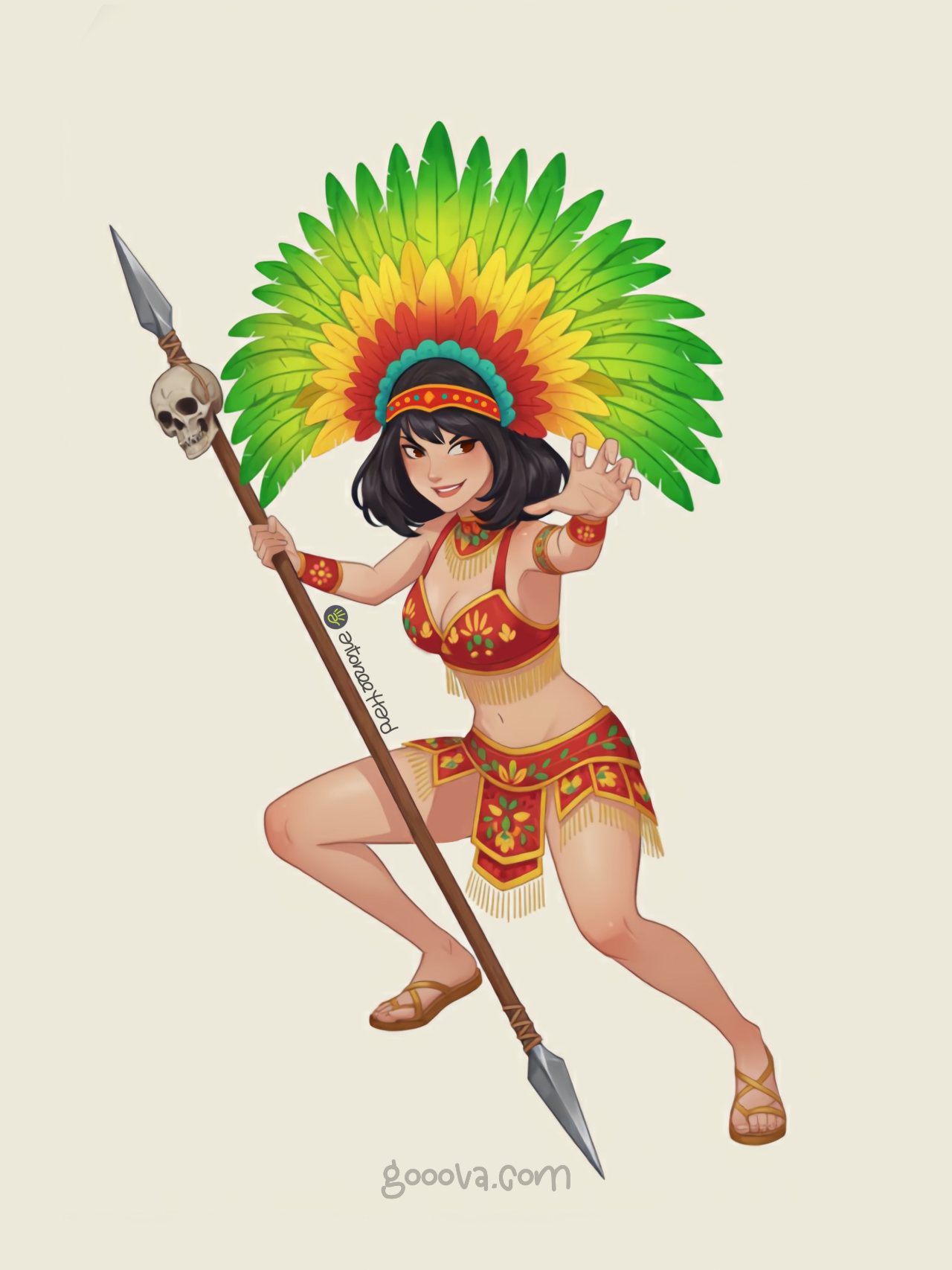 Tobas mujer guerrera