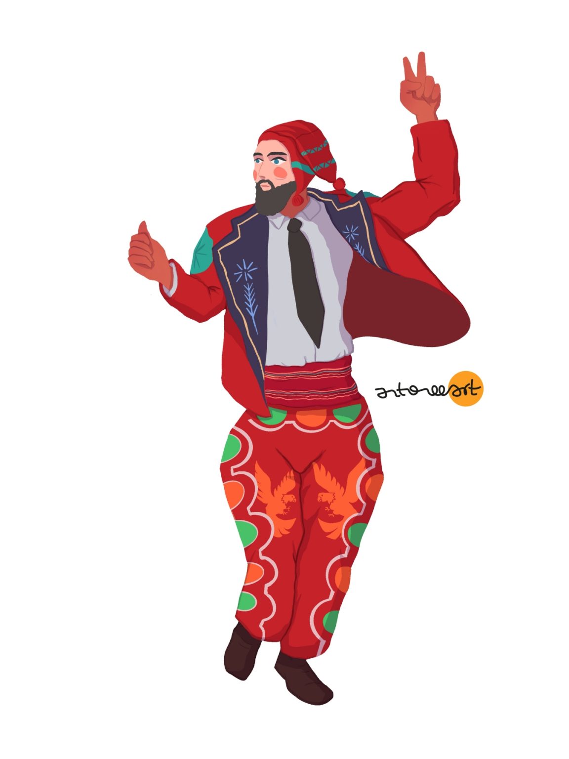 Chuta Ropa Pepino, Chuta y Chola para dibujar y pintar - Gooova Studio
