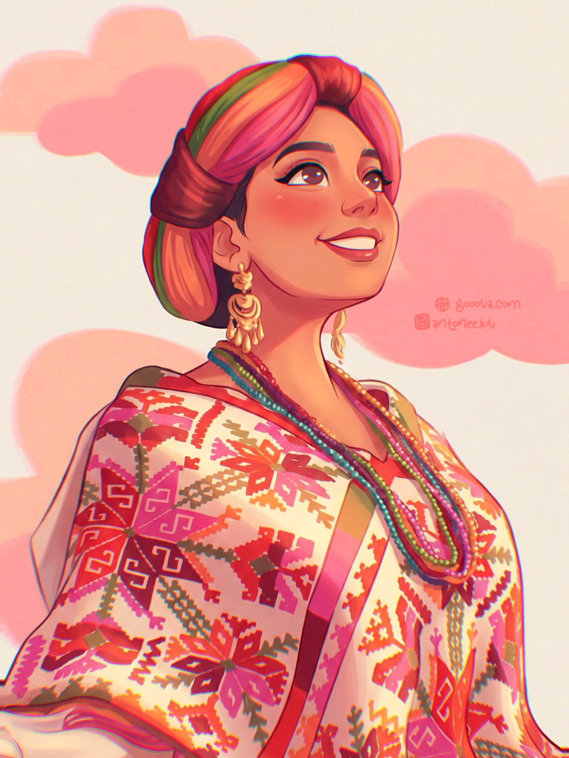 Dibujo bonito de la danza del Huapango para niños