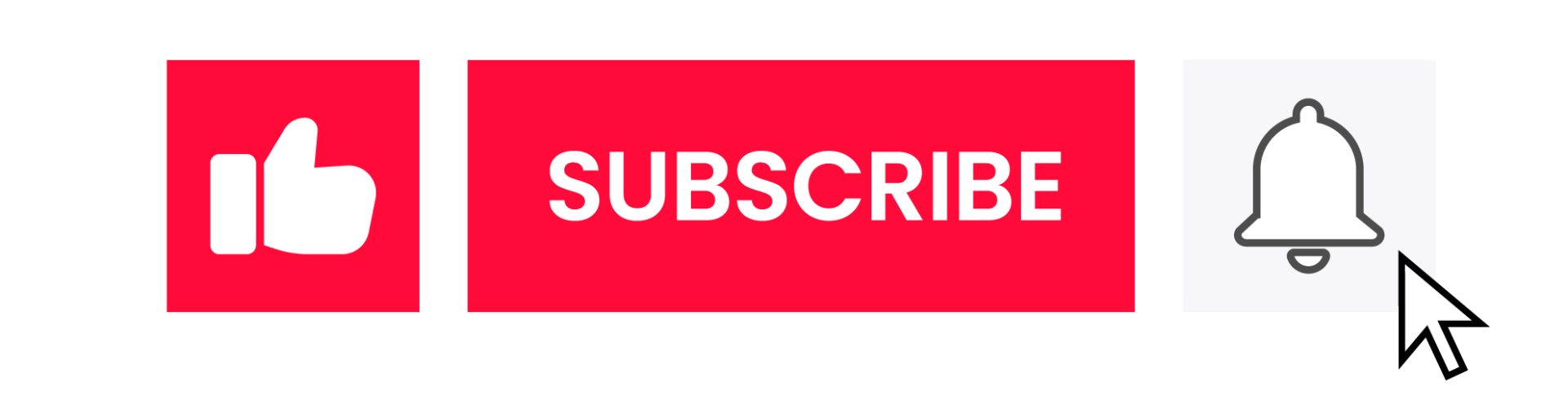 Youtube Notification Vector YouTube notification button - PNG - SVG - Gooova Studio