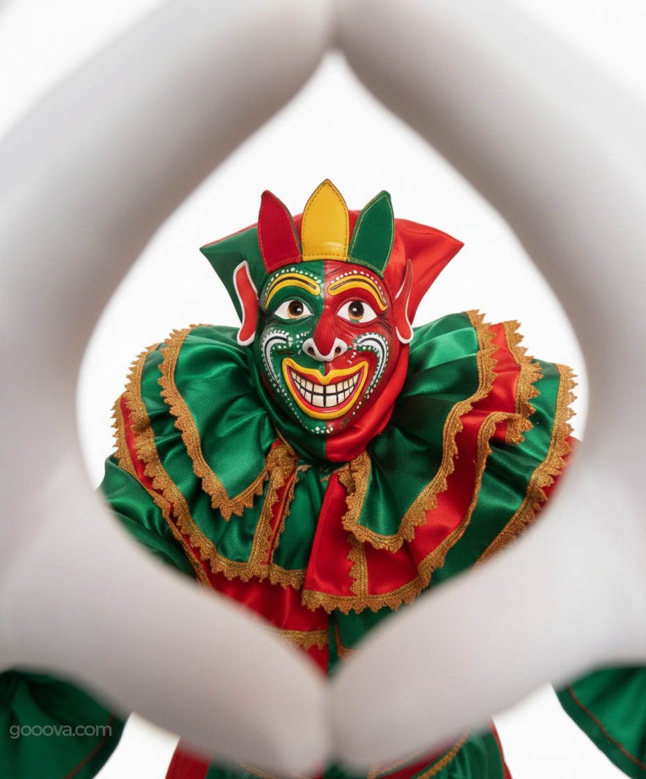 Selfie de pepino del carnaval