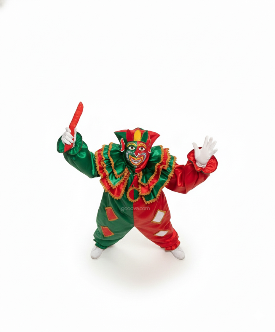 Vista de arriba de pepino del carnaval